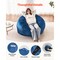 Adult Bean Bag Chair Round with Removable Washable Cover Velvet